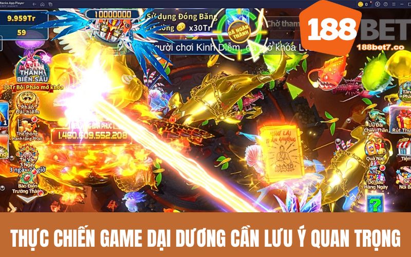 Thực chiến game đại dương cần lưu ý quan trọng